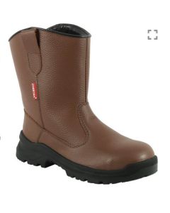 Sepatu High Cut Pull Up Boots Brown Art 7288c (Cheetah)